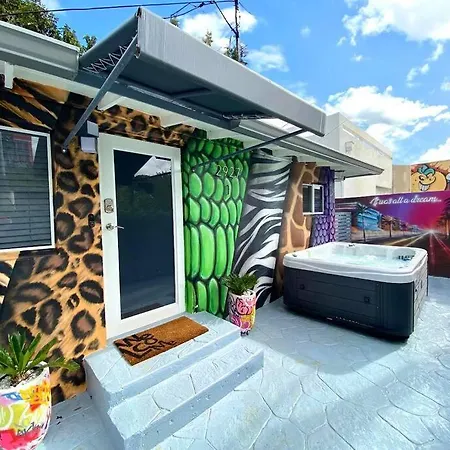 Unique Miami Art Escape W/ Hottub, Arcade & Murals Extérieur photo